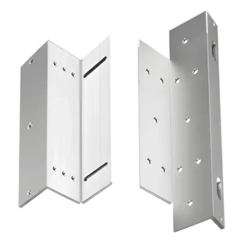 Kit de Brackets de Montaje Z y L / Aluminio Reforzado / 182 x 40 x 24.3 mm / Para Chapa Magnética