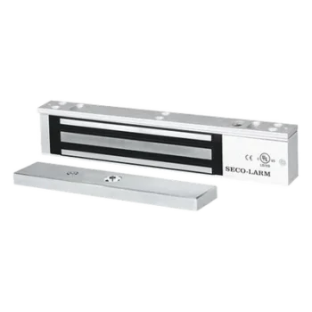Chapa Magnética Electromagnética / 600 lb (272 kg) / 12/24 VDC Seleccionable / Sensor de Estado de Unión / LED / Uso Interior