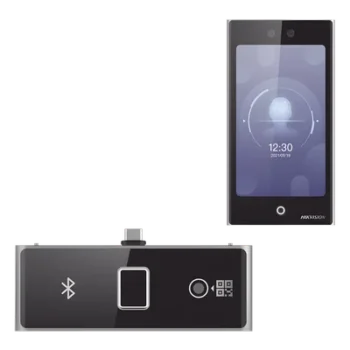 Terminal de Control de Acceso Facial / Pantalla Táctil 7" / Wi-Fi / Huella, QR y Bluetooth / 10,000 Rostros / IP65 / Exterior