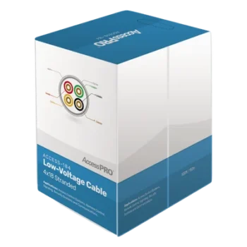 Bobina de cable / 4 conductores / 18 AWG / 152 m (500 ft) / FRPVC / CM / Control de acceso