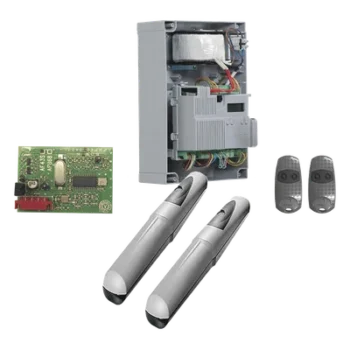 Kit de operadores para puertas abatibles / Hasta 5 m (16.4 ft) / 400 kg por hoja / IP44 / 110V