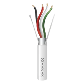 Cable para Alarma / 4x22 AWG / Blindado / Riser / 305 m (1000 ft) / Resistente a Luz Solar