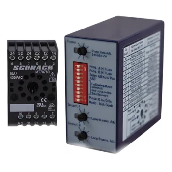 Sensor de Masa para Barreras / Doble Canal / 12-24 VAC/VCC / IP40 / -30 a 70°C / 2.5W / 76x38x76 mm / 0.25x0.125x0.25 ft