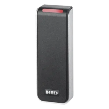 Lector de Control de Acceso Multitecnología / Seos, iCLASS, MIFARE, Proximity / NFC y Bluetooth 10 m (32.8 ft) / Salida Wiegand y OSDP / Montaje 45 mm