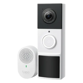 Videoportero IP Inalámbrico / 2K 3 Megapixel / 160° DFOV / Batería 6400 mAh / Detección IA Personas-Vehículos / Visión Nocturna Color / Audio Bidireccional