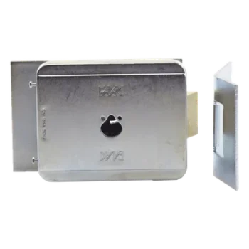 Cerradura Electromecánica / 12 VCA / Placa Suelo / Operación Manual por Cilindros