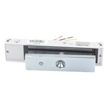 Chapa Magnética Electromagnética / 350 lbs (158.8 kg) / LED Estado / 12/24 VCC / Sensor NO/COM / Interior
