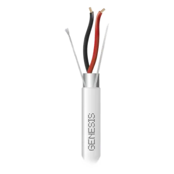 Cable para Alarma y Control / 4 Conductores / 22 AWG / Blindado / Riser / 305 m (1000 ft) / Blanco