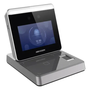 Enrolador IP Biométrico / Pantalla 3.97" HD / Reconocimiento Facial 0.2s / MIFARE EM DESFire FeliCa / TCP/IP / Interior / -10°C a +50°C (14°F a +122°F)
