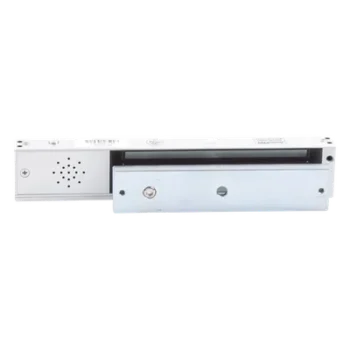 Chapa Magnética Electromagnética / 280 kg (600 lb) / Alarma Buzzer con Temporizador 5-30 s / Voltaje Dual 12/24 VDC / LED Estado / Libre Magnetismo Residual