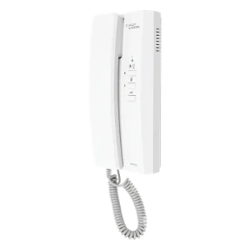 Auricular para sistema de audioportero / Compatible con KLPD410 y KIP120 / Cableado 5 hilos / Alcance 300 m (984 ft) / Montaje en pared