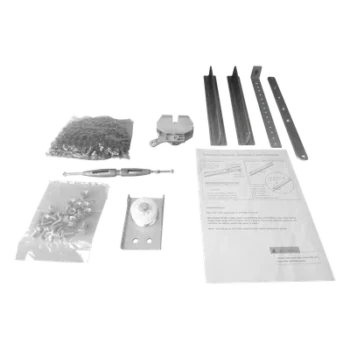 Kit de Riel tipo T / 3 m (9.8 ft) / Compatible con Motores ACCESSFORCE y FS1000APPRT / Sistema Modular / 6 m de Cadena