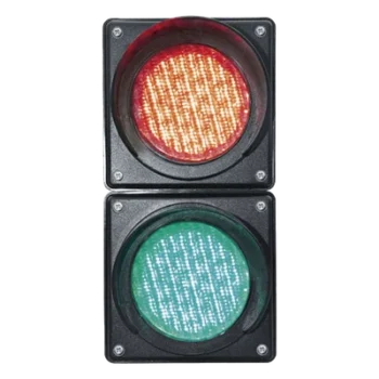 Semáforo LED / 100 mm / Bicolor Rojo-Verde / 31 LEDs / IP65 / 110 VCA / 5 W