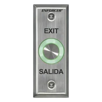 Botón de Salida Piezoeléctrico / IP65 / LED Bicolor Verde-Rojo / Toggle y Temporizador 1-30 s / Contactos NA/NC 2A / Acero Inoxidable