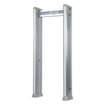 Arco detector de metales / 18 zonas independientes / Uso 100% exterior / Contador de personas / Detección ferrosa y no ferrosa / 50+ inspecciones/minuto