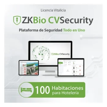 Licencia de software / Módulo hotelería / 100 habitaciones / Control de acceso centralizado
