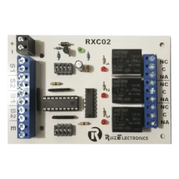 Controlador de Esclusa / 2 Puertas / 3 Relevadores / Temporizadores 0-30 s / 12 VCC / Entrada de Emergencia