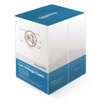 Cable Compuesto para Control de Acceso / 152 m (500 ft) / 6+4 Conductores AWG22 + 2 Conductores AWG18 / 300V / -20°C a 60°C
