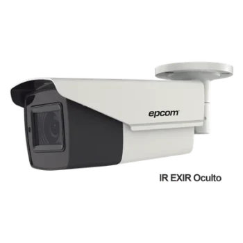 Cámara Bullet TURBOHD 4K / Lente Mot. 2.7 a 13.5 mm / IR EXIR 80 m / 262 ft / IP67 / 12 Vcc - 24 VCA / dWDR