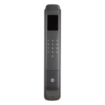 Cerradura Digital / Reconocimiento Facial 3D / Sensor de Huella con IA / 100 Huellas / 100 Tarjetas MIFARE / IP54 / Aleación de Aluminio