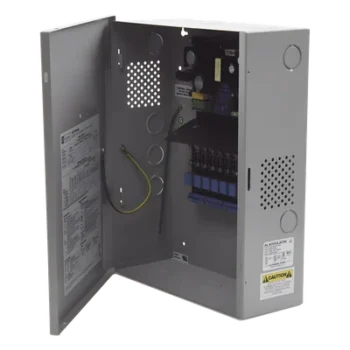 Fuente de Poder con Respaldo / 12 o 24 Vcc / 4 A / 48 W / 8 Salidas NO/NC Programables / 115 Vca / 10 A Total / 3.28 x 2.46 ft