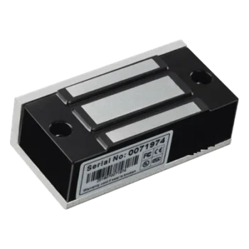 Chapa Magnética Electromagnética / 40 kg (88 lbs) / 12VCC / 24VCC / Aluminio Anodizado / 70 x 36.5 x 24 mm