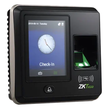 Terminal de Control de Acceso / 1,500 Huellas / Pantalla 2.8" / TCP/IP y USB / Wiegand 26 bits / 105 x 105 x 32 mm