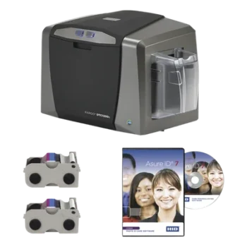 Impresora de Tarjetas PVC / Sublimación y Resina Térmica / 300 dpi / Una Cara / USB / Bandeja 100/30 Tarjetas