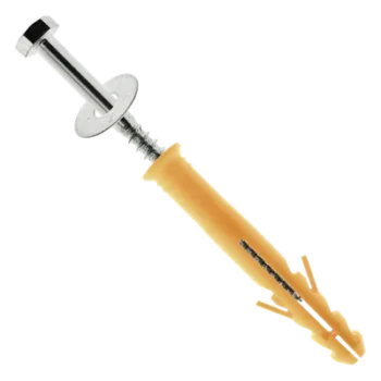 Tornillo para Tope Estacionamiento / Reductor de Velocidad / 12 cm (4 pulgadas) / Grosor 12 mm / Arandela y Taquete Plástico Incluidos
