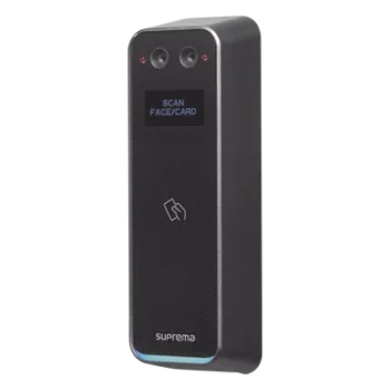 Lector Biométrico Facial / Autenticación IA con NPU / 100,000 Usuarios / IP67 / IK08 / EM, Mifare, NFC y Bluetooth / Procesamiento 0.2 s