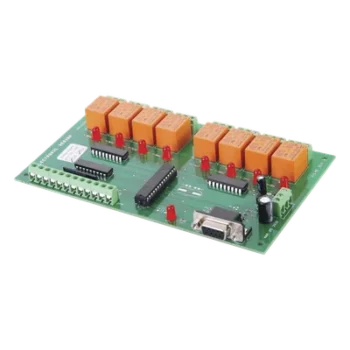 Tarjeta de Control Programable / 8 Puertas / 8 Relevadores Aislados / RS232 / 12-24 VCC y 24 VCA / 6.725 x 4.025 pulg