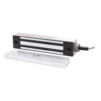 Chapa Magnética Electromagnética / 600 lb (272 kg) / IP65 / 12/24 VDC Seleccionable / Cable Acorazado 18" (457 mm) / Sin Magnetismo Residual