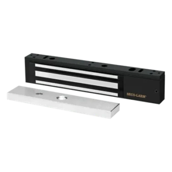 Chapa Magnética Electromagnética / 600 lb (272 kg) / 12/24 VDC Seleccionable / Sensor de Adherencia / LED de Estado / Sin Magnetismo Residual / IP