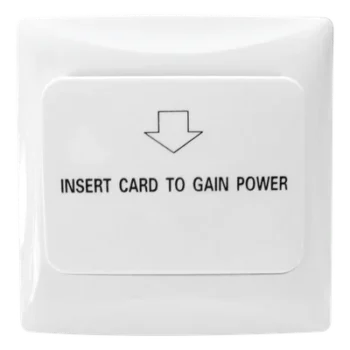 Interruptor de Energía para Hotel / Activación con Tarjeta MIFARE / 110VCA 30A / Compatible M1K y M4K