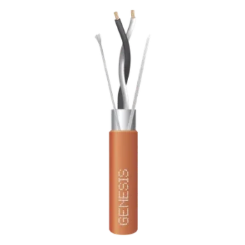 Cable de Comunicación / 1 Par 18 AWG / Blindado / Plenum / 305 m (1000 ft) / Naranja