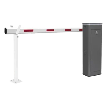 Barrera Vehicular Izquierda / Brazo Telescópico 5.5 m (18 ft) / 200 Ciclos/Hora / Apertura 6 s / Corona LED Semaforizada / Encoder Ajustable / Semi-Intensivo
