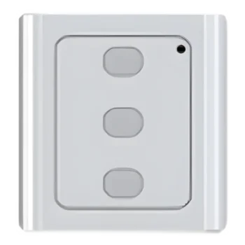 Control Remoto Inalámbrico RF de Pared / 433 MHz / 3V / Alcance 30 m (100 ft) / Código Rodante