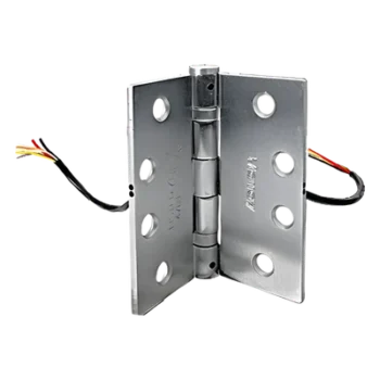 Bisagra Pasa Cables / 6 Conductores / 24V CC/CA 3A / Acero Inoxidable 4x4 pulgadas / 800,000 Ciclos / UL Incendios