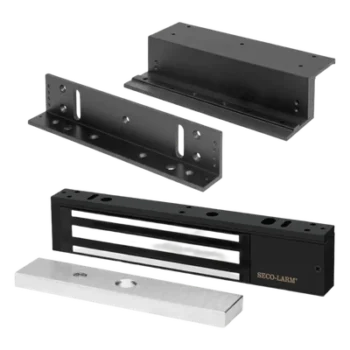 Kit de Control de Acceso / Chapa Magnética 600 lbs (272 kg) / Montaje Z y L / Aluminio Anodizado / LED Bicolor / UL / Interior
