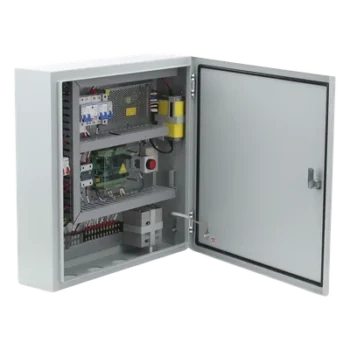 Controlador de Bolardos Hidráulicos / 220 VAC / 4 Bolardos Simultáneos / Activación por Contacto Seco / Entrada de Seguridad Antiobstáculos