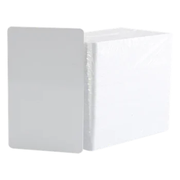 Tarjetas PVC Adhesivas / CR79 83.9 x 51 mm / 10 mil / Imprimibles por un Lado / 500 Piezas / Para Tarjetas de Proximidad