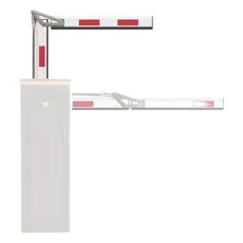 Brazo Articulado para Barrera / 4 m (13.1 ft) / Doble Sección / Aluminio Anticorrosivo / Ángulo Ajustable 90° / Reflectivo