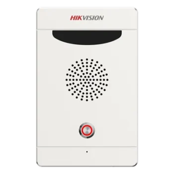 Estación de Alarma de Pánico / Audio Bidireccional / Altavoz 3W / Micrófono Omnidireccional 1 m / 2 Entradas y 2 Salidas de Alarma / IP65 IK08 / Aluminio Exterior