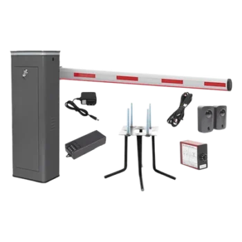 Kit Barrera Vehicular / Brazo Iluminado LED 3 m (9.8 ft) / Gabinete Gris / Operación Semi-Intensiva 150 Ciclos/Hora / Encoder 1.5 s / 110V