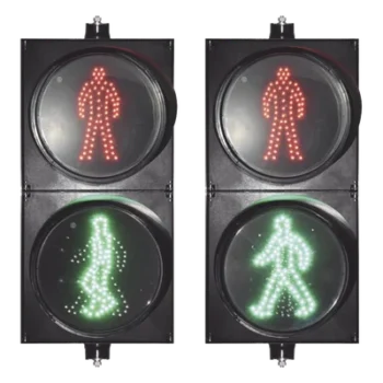Semáforo Peatonal LED / Diámetro 20 cm / Iluminación RGB / IP65 / 5000 cd/m² / 85-265 VAC
