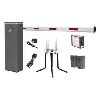 Kit Barrera Vehicular Derecha / Brazo 3 m (9.84 ft) / Apertura 1.5 s / Uso Semi-Intensivo / Accesorios de Seguridad Incluidos / 110V