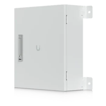 Gabinete de Conexión IP55 / Acero Galvanizado / Montaje en Pared / 400 x 350 x 152 mm (15.7 x 13.8 x 6 in) / Compatible con UniFi Access y Switches