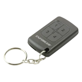 Transmisor tipo llavero / 4 canales / 315 MHz / Compatible con receptores SK-910R4Q / 1.25x2.19x0.31 pulg (31.5x55x8 mm)