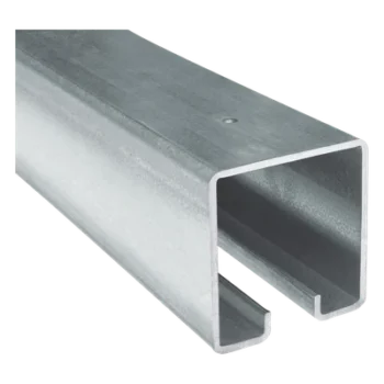 Riel Monorriel / Acero Galvanizado / 3.05 m (10 pies) / Carga 450 lbs / Canaleta U