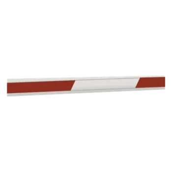 Brazo Rectangular para Barrera / 7 m (23 ft) / Aluminio de Alta Resistencia / Bandas Reflectantes